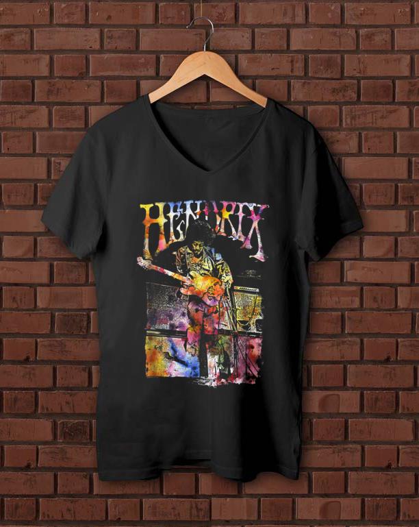 Official Jimi Hendrix Watercolor shirt 1 - Official Jimi Hendrix Watercolor shirt