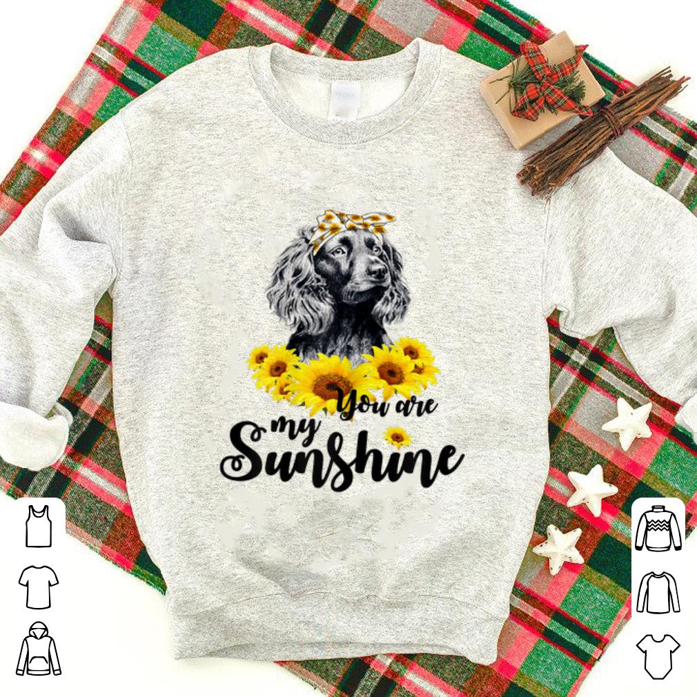 Premium Boykin Spaniel You Are My Sunshine Sunflower shirt 1 - Premium Boykin Spaniel You Are My Sunshine Sunflower shirt