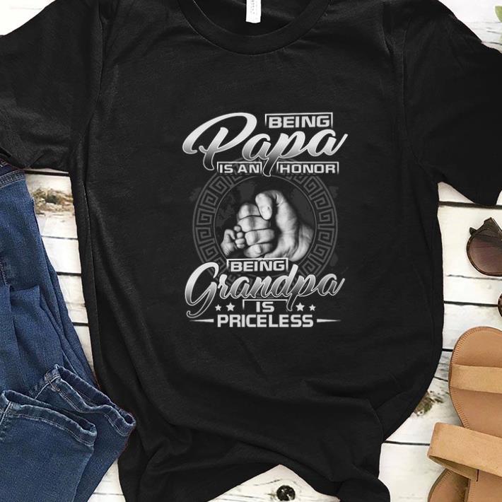 Pretty Being Papa Is An Honor Being Grandpa Is Priceless shirt 1 - Pretty Being Papa Is An Honor Being Grandpa Is Priceless shirt