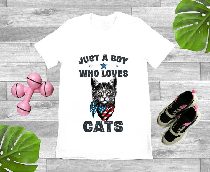 Pretty Just A Boy Who Love Cat American shirt 1 - Pretty Just A Boy Who Love Cat American shirt