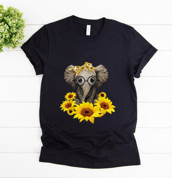 Pretty Sunflower Headband Elephant shirt 1 - Pretty Sunflower Headband Elephant shirt
