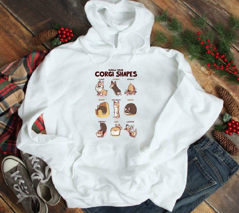 Top Know Your Corgi Shapes shirt 1 - Top Know Your Corgi Shapes shirt