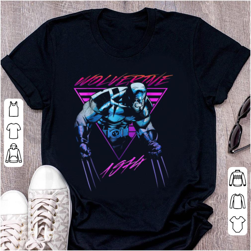 Top Marvel X Men Wolverine Neon Retro shirt 1 - Top Marvel X-Men Wolverine Neon Retro shirt