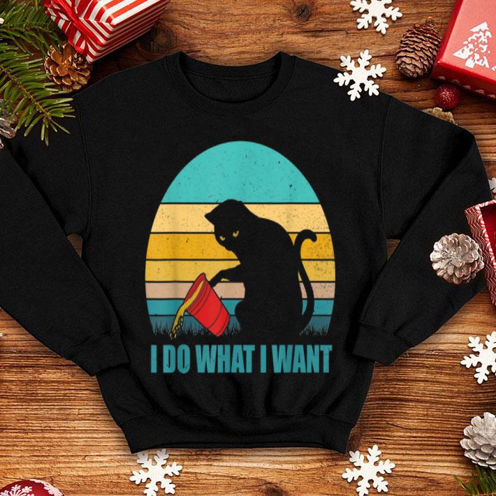 Awesome I do what I want cat Funny Cat Loves Tee shirt 4 - Awesome I do what I want cat Funny Cat Loves Tee shirt