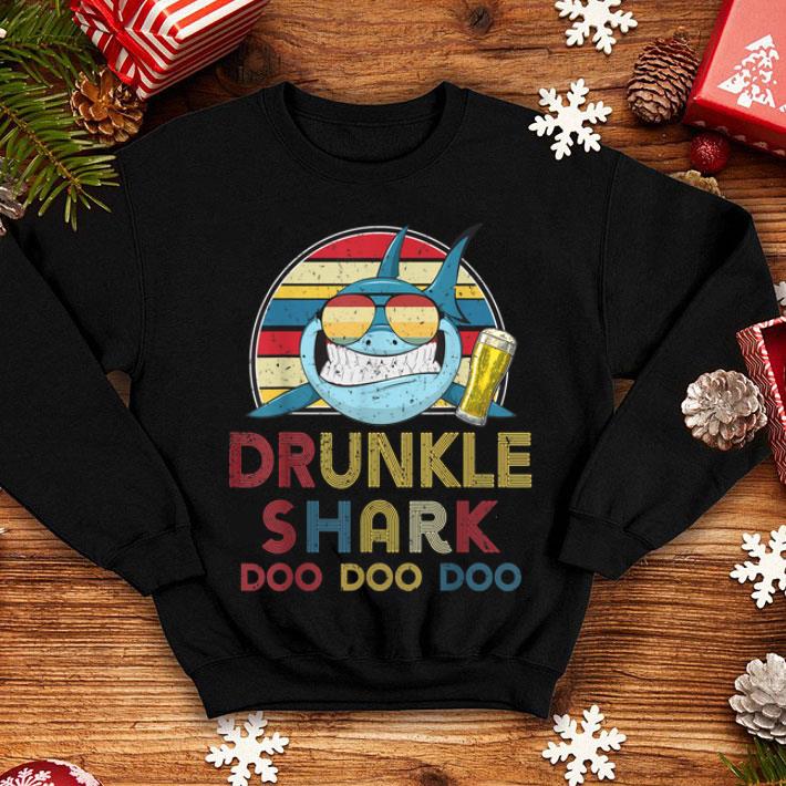 Awesome Mens Retro Vintage Drunkle Sharks Funny Drink Uncle Gifts shirt 4 - Awesome Mens Retro Vintage Drunkle Sharks Funny Drink Uncle Gifts shirt