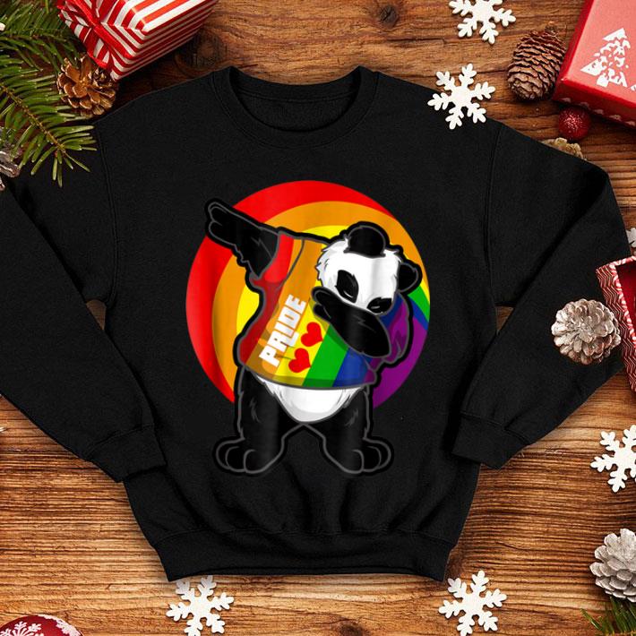 Awesome Panda Dab Pride Rainbow Dabbing Panda LGBT shirt 4 - Awesome Panda Dab - Pride Rainbow Dabbing Panda LGBT shirt