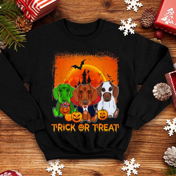 Funny Halloween Dachshund Trick Or Treat Dachshund Gift shirt 4 - Funny Halloween Dachshund Trick Or Treat Dachshund Gift shirt