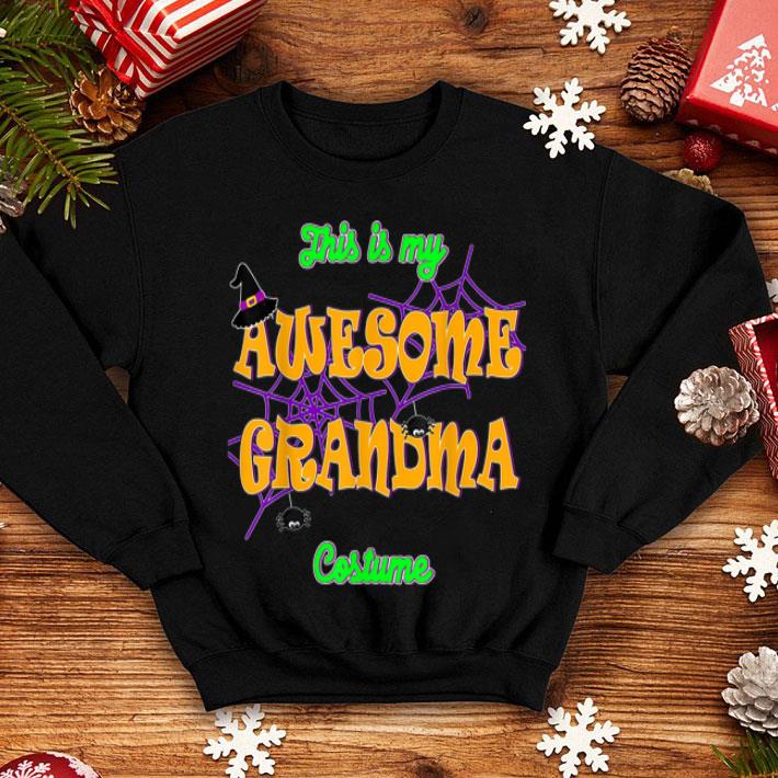 Funny This is my Awesome Grandma Halloween Costume shirt Funny This is my Awesome Grandma Halloween Costume shirt 4 - Funny This is my Awesome Grandma Halloween Costume shirt