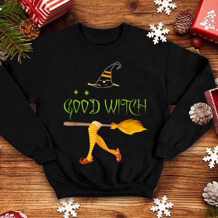 Good Witch Halloween With Hat Broom Of Witch shirt 4 1 - Good Witch Halloween With Hat Broom Of Witch shirt