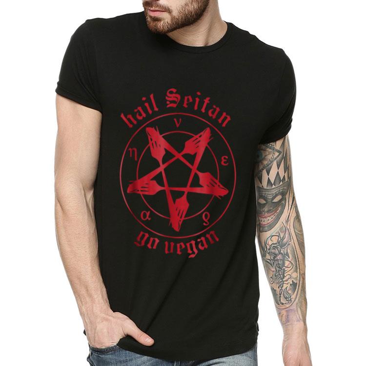 Hail Seitan Go Vegan Halloweens shirt 4 - Hail Seitan Go Vegan Halloweens shirt