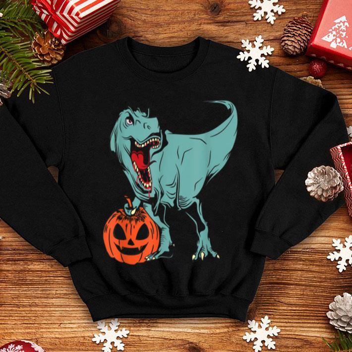 Hot Halloween Pumpkin Dinosaur Trex shirt 4 - Hot Halloween Pumpkin Dinosaur Trex shirt