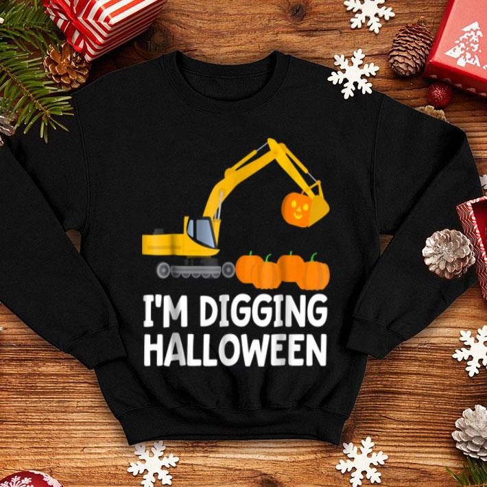 Im Digging Halloween Tractor Boys Construction Digger shirt 4 - Im Digging Halloween Tractor Boys Construction Digger shirt