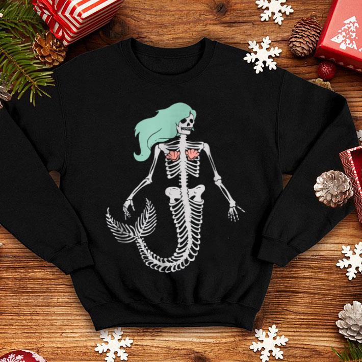 Nice Halloween Funny Skeleton Mermaid shirt 4 - Nice Halloween Funny Skeleton Mermaid shirt