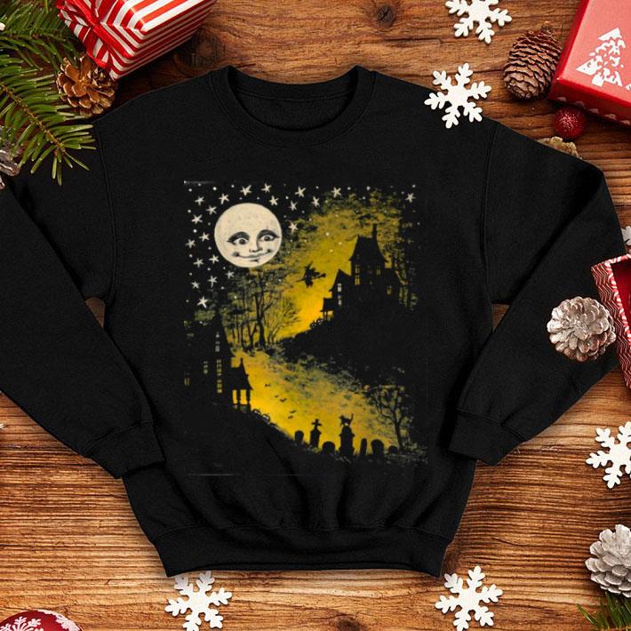 Nice Sweet N Spooky Vintage Style Halloween Moon Witch shirt 4 - Nice Sweet N' Spooky Vintage Style Halloween Moon, Witch shirt