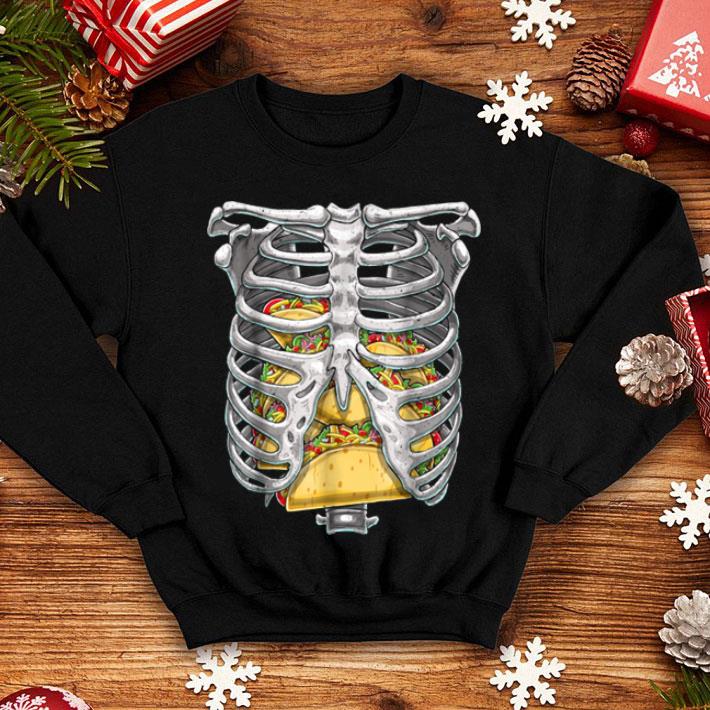 Official Skeleton Rib Cage Halloween Taco Skeleton Costume shirt 4 - Official Skeleton Rib Cage Halloween Taco Skeleton Costume shirt