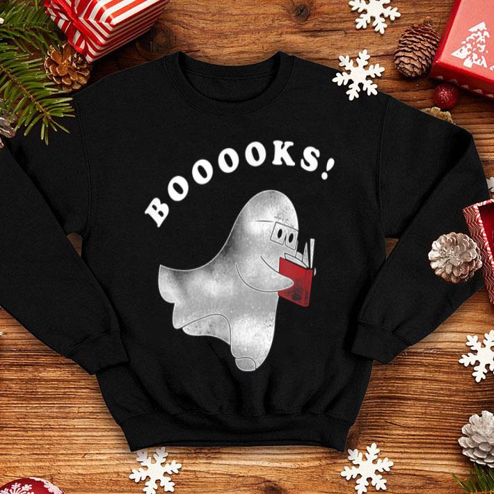 Original Booooks Ghost Reading Books Halloween shirt 4 - Original Booooks! Ghost Reading Books Halloween shirt