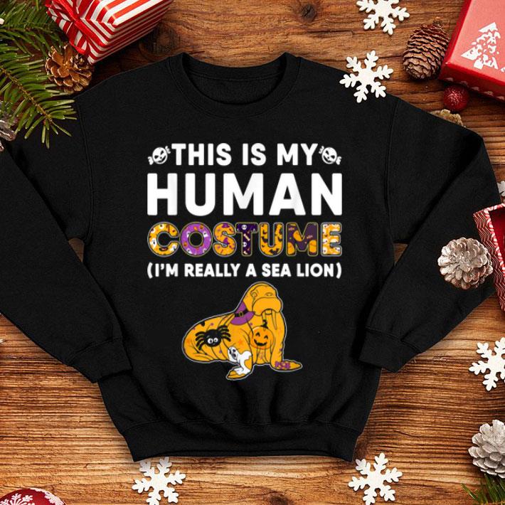 This Is My Human Sea Lion Halloween Costume Gifts shirt 4 - This Is My Human Sea Lion Halloween Costume Gifts shirt