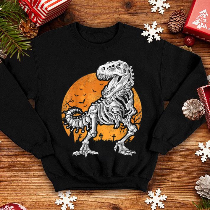 Top Dinosaur Skeleton T rex Halloween Kids Boys Men Gift shirt 4 - Top Dinosaur Skeleton T rex Halloween Kids Boys Men Gift shirt