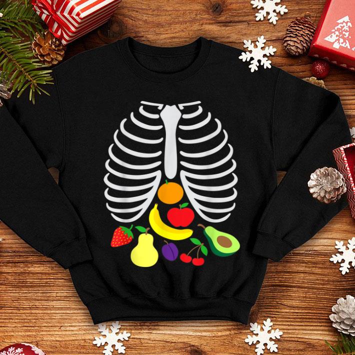 Awesome Halloween Xray Pregnant Skeleton Food Vegan Reveal shirt 4 - Awesome Halloween Xray Pregnant Skeleton Food Vegan Reveal shirt