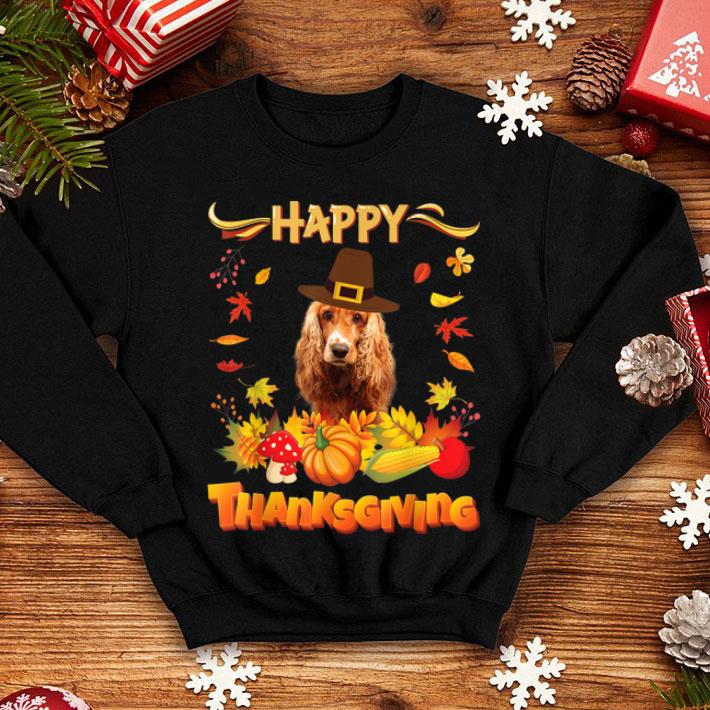 Awesome Happy Thanksgiving English Cocker Spaniel Dog I'm Thankful shirt Awesome Happy Thanksgiving English Cocker Spaniel Dog I m Thankful shirt 4 - Awesome Happy Thanksgiving English Cocker Spaniel Dog I'm Thankful shirt