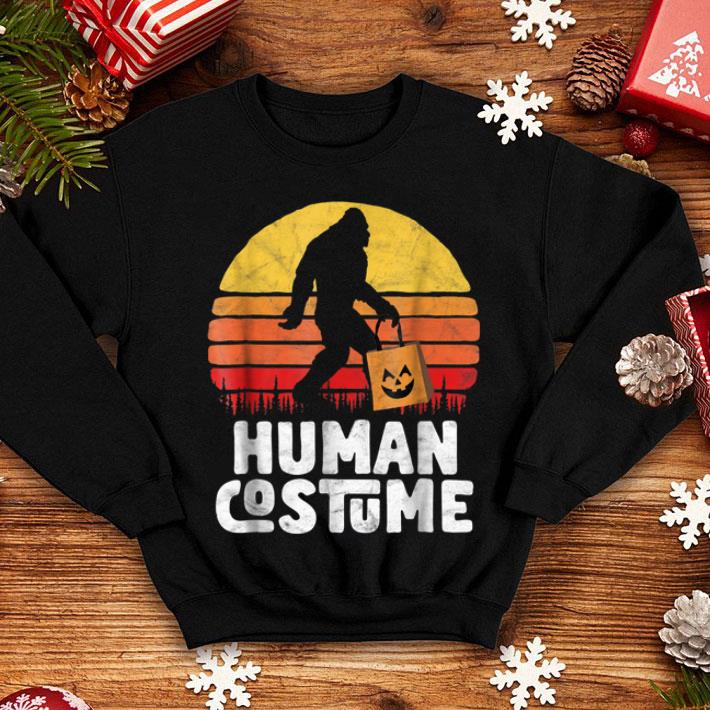 Awesome Human Costume Bigfoot Funny Halloween Trick or Treat shirt 4 - Awesome Human Costume Bigfoot Funny Halloween Trick or Treat shirt