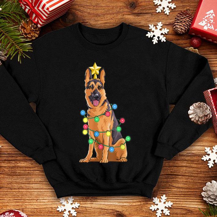 Beautiful German Shepard Reindeer Christmas Star Lights Gift shirt 4 - Beautiful German Shepard Reindeer Christmas Star Lights Gift shirt