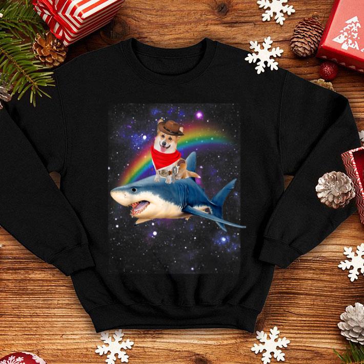 Beautiful Pirate day and Halloween Space Pirate Corgi Riding Shark shirt 4 - Beautiful Pirate day and Halloween-Space Pirate Corgi Riding Shark shirt