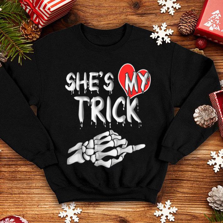 Beautiful She s my Trick Matching couples Halloween His and Her Funny shirt 4 - Beautiful She's my Trick Matching couples Halloween His and Her Funny shirt