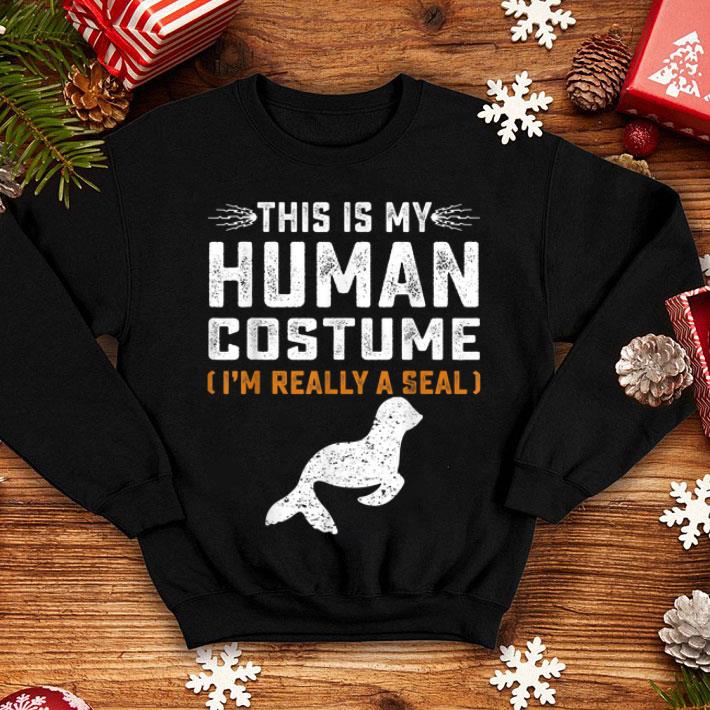 Funny This Is My Human Costume Seal Family Animals Gifts shirt Funny This Is My Human Costume Seal Family Animals Gifts shirt 4 - Funny This Is My Human Costume Seal Family Animals Gifts shirt