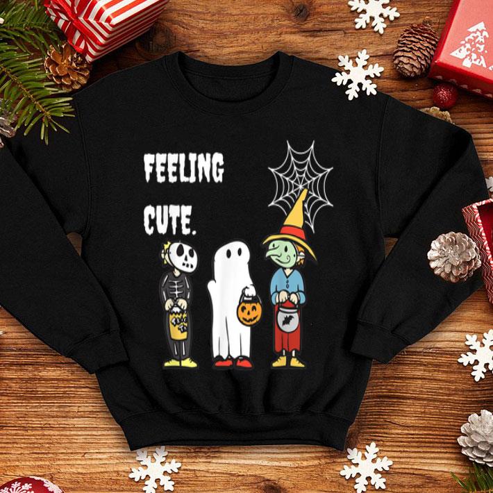 Hot Feeling Cute Halloween Featuring a Pumpkin and Ghost shirt Hot Feeling Cute Halloween Featuring a Pumpkin and Ghost shirt 4 - Hot Feeling Cute Halloween Featuring a Pumpkin and Ghost shirt