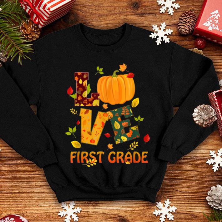 Official Love First Grade Teacher Thanksgiving Costume Pumpkin shirt Official Love First Grade Teacher Thanksgiving Costume Pumpkin shirt 4 - Official Love First Grade Teacher Thanksgiving Costume Pumpkin shirt