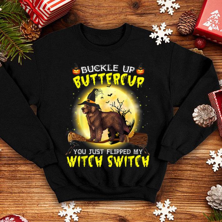 Original Buckle Up Buttercup Newfoundland Dog Halloween shirt 4 - Original Buckle Up Buttercup Newfoundland Dog Halloween shirt