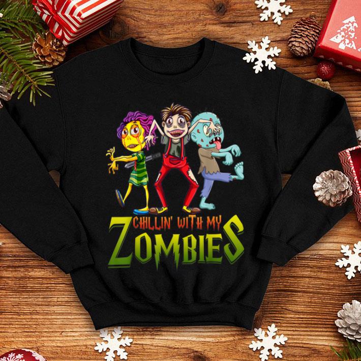 Original Chillin With My Zombies Halloween Costume Funny Gift Boys shirt Original Chillin With My Zombies Halloween Costume Funny Gift Boys shirt 4 - Original Chillin With My Zombies Halloween Costume Funny Gift Boys shirt