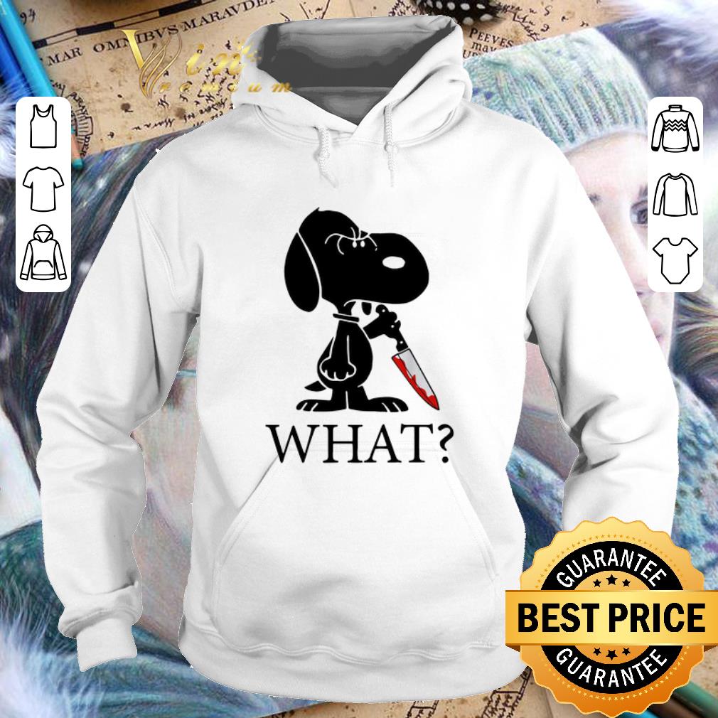 Original What Murderous Snoopy With Knife shirt 4 - Original What Murderous Snoopy With Knife shirt