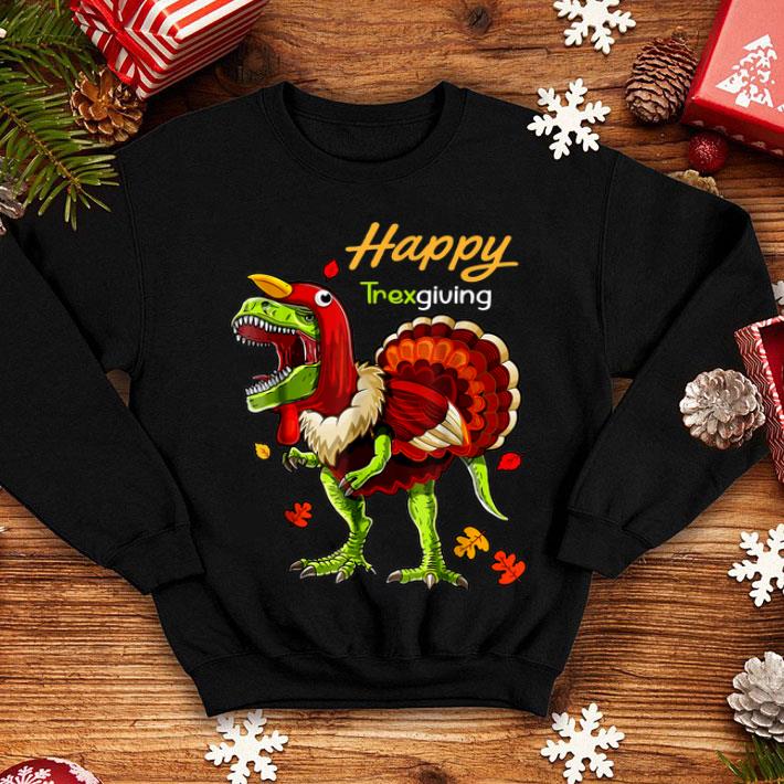 Premium Happy Thanksgiving T Rex Dinosaur Turkey shirt 4 - Premium Happy Thanksgiving T Rex Dinosaur Turkey shirt