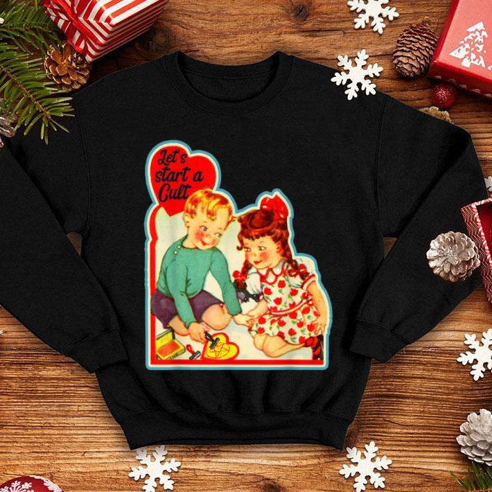 Premium Let's Start a Cult Funny Hipster Ironic Pun shirt Premium Let s Start a Cult Funny Hipster Ironic Pun shirt 4 - Premium Let's Start a Cult Funny Hipster Ironic Pun shirt