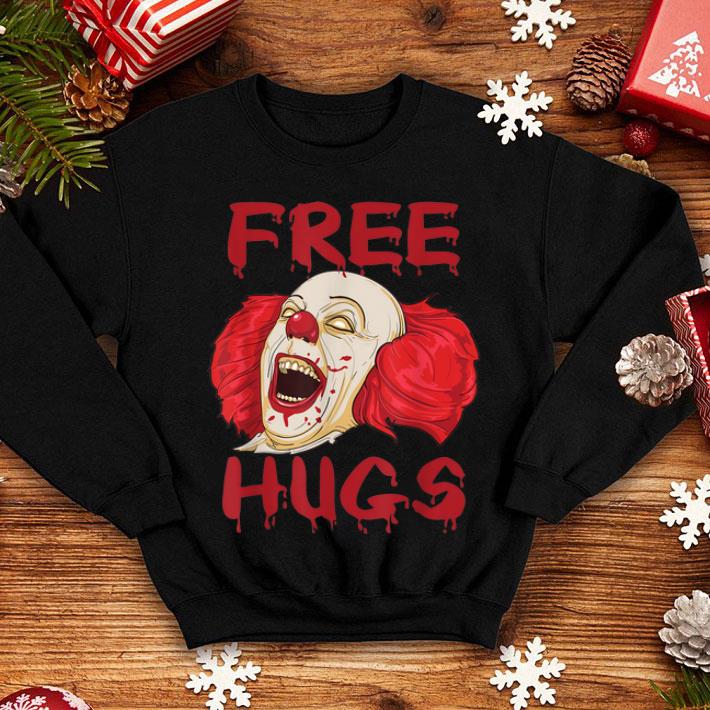 Top Free Hugs Evil Killer Scary Clown Halloween Gift Tee shirt 4 - Top Free Hugs Evil Killer Scary Clown Halloween Gift Tee shirt