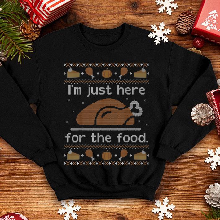 Top Funny Ugly Thanksgiving Sweater Here For the Food shirt 4 - Top Funny Ugly Thanksgiving Sweater Here For the Food shirt