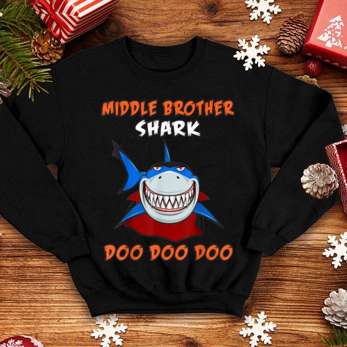 Top Halloween Shark Doo Doo Dracula Middle Brother Shark shirt 4 - Top Halloween Shark Doo Doo Dracula Middle Brother Shark shirt