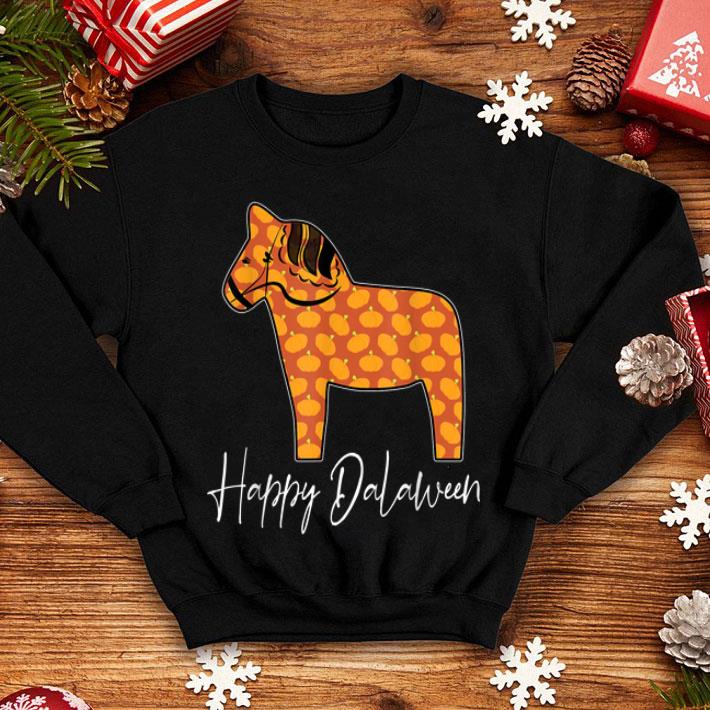 Top Happy Dalaween Funny Swedish Dala Horse Halloween Pumpkin shirt 4 - Top Happy Dalaween Funny Swedish Dala Horse Halloween Pumpkin shirt