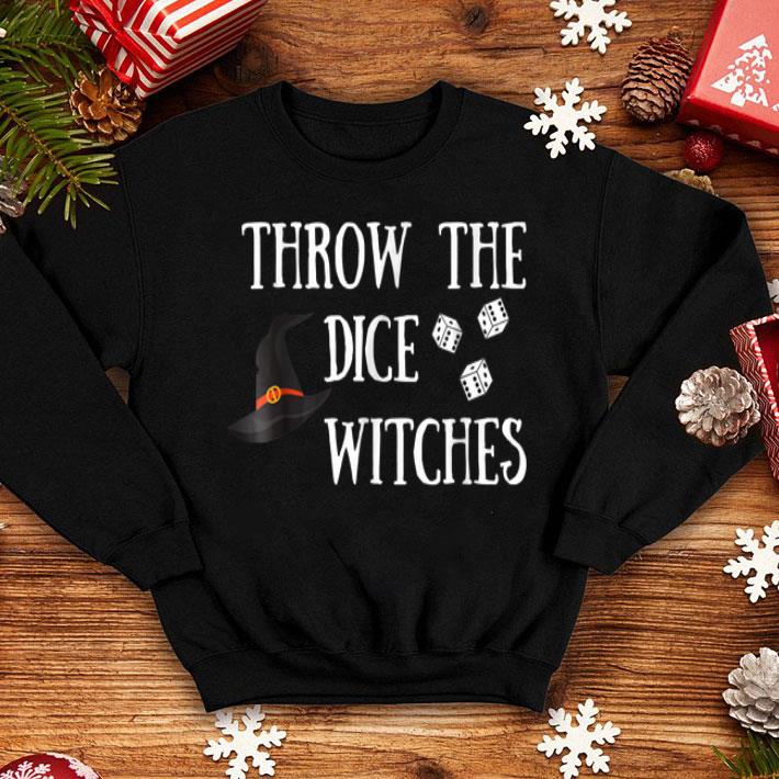 Top Throw the Dice Witches Bunco Night Halloween shirt 4 - Top Throw the Dice Witches Bunco Night Halloween shirt