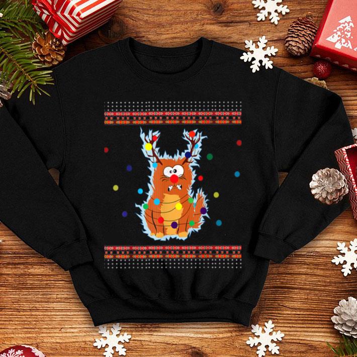 Awesome Cat Ugly Christmas Lights Sweater Jumper shirt 4 - Awesome Cat Ugly Christmas Lights Sweater Jumper shirt