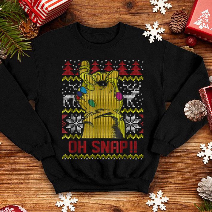 Awesome Marvel Thanos Oh Snap!! Ugly Christmas Sweater sweater Awesome Marvel Thanos Oh Snap Ugly Christmas Sweater sweater 4 - Awesome Marvel Thanos Oh Snap!! Ugly Christmas Sweater sweater