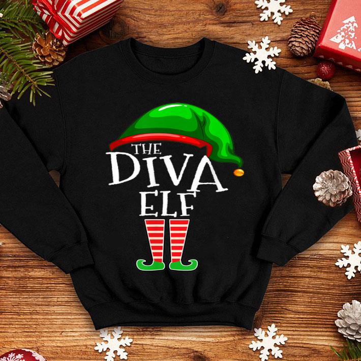 Awesome The Diva Elf Family Matching Group Christmas Gift Mom Wife shirt 4 - Awesome The Diva Elf Family Matching Group Christmas Gift Mom Wife shirt