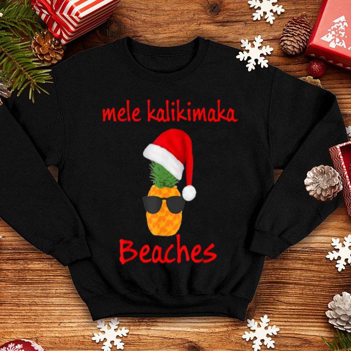 Beautiful Mele Kalikimaka Merry in Hawaiian christmas shirt 4 - Beautiful Mele Kalikimaka Merry in Hawaiian christmas shirt