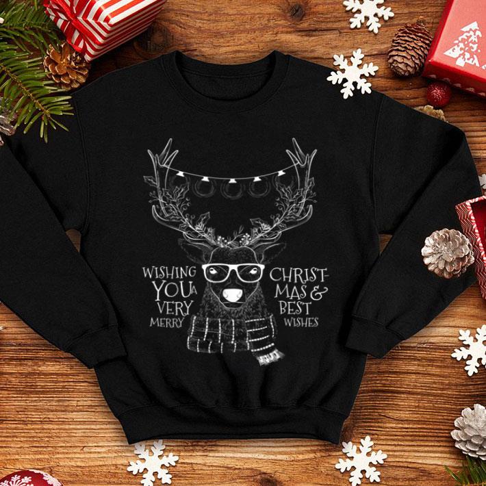 Beautiful Wish You a Merry Christmas Xmas Hipster Reindeer Holidays shirt 4 - Beautiful Wish You a Merry Christmas Xmas Hipster Reindeer Holidays shirt