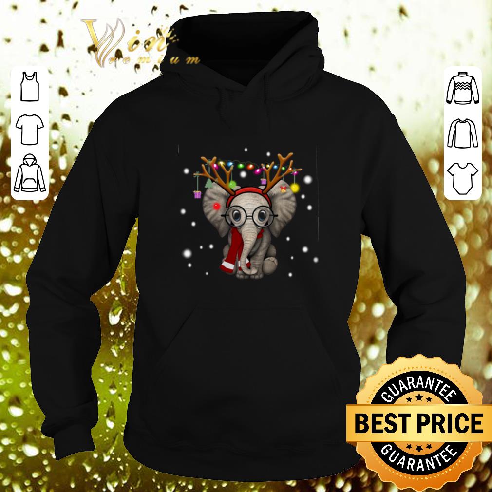 Cool Elephant reindeer merry and bright Christmas shirt 4 - Cool Elephant reindeer merry and bright Christmas shirt