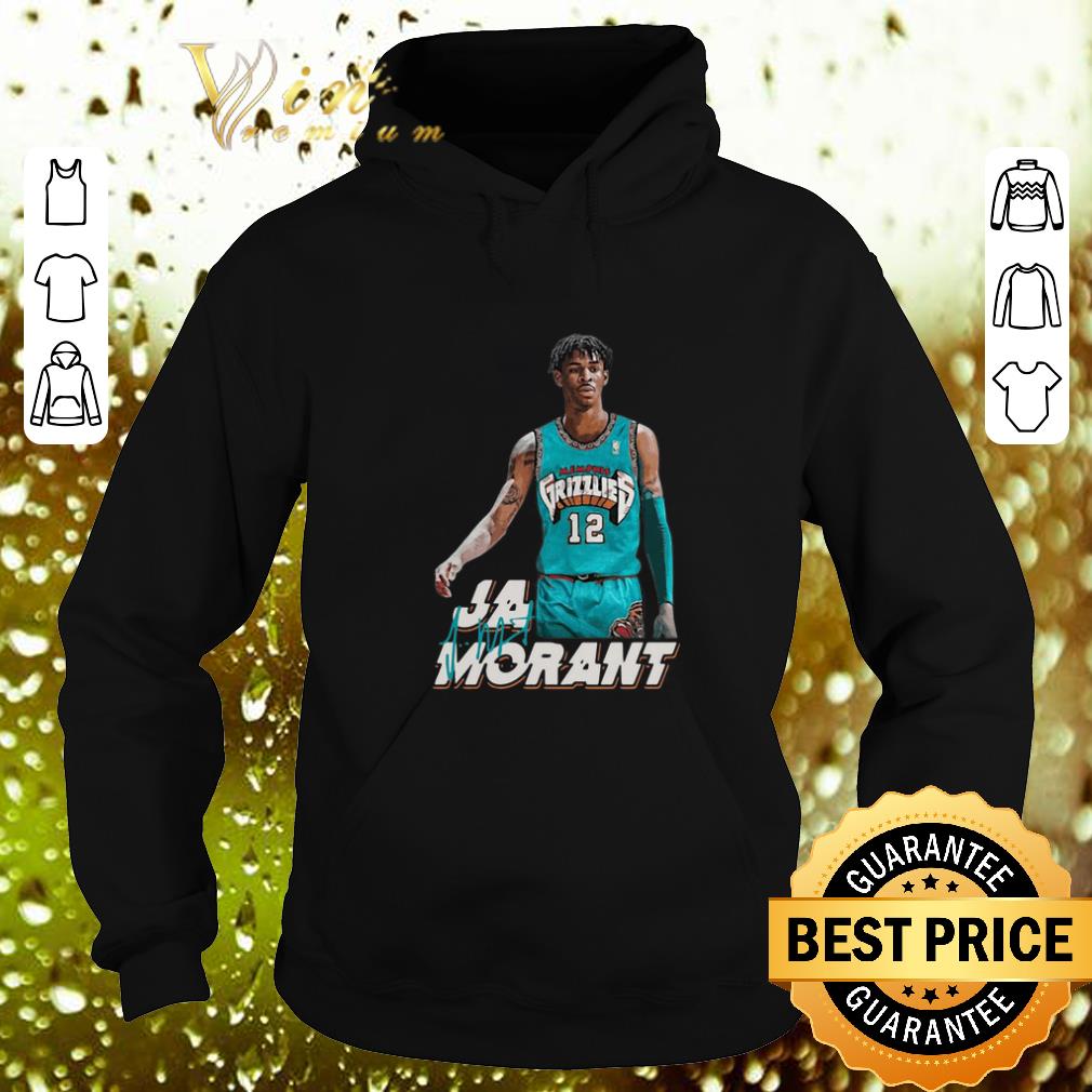 Cool Ja Morant 12 Memphis Grizzlies Basketball signature shirt 4 - Cool Ja Morant 12 Memphis Grizzlies Basketball signature shirt