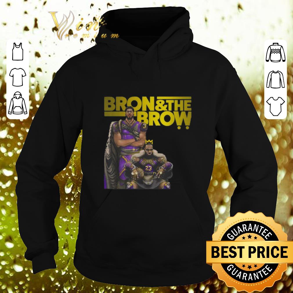 Cool LeBron James Bron & The Brow Anthony Davis Lakers shirt Cool LeBron James Bron The Brow Anthony Davis Lakers shirt 4 - Cool LeBron James Bron & The Brow Anthony Davis Lakers shirt