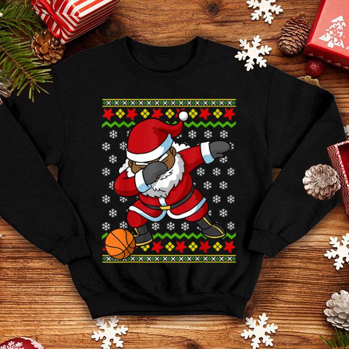 Hot Christmas African American Black Santa Basketball Gift shirt 4 - Hot Christmas African American Black Santa Basketball Gift shirt